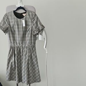 🩶New Brooks Brothers Plaid Dress-Size 8